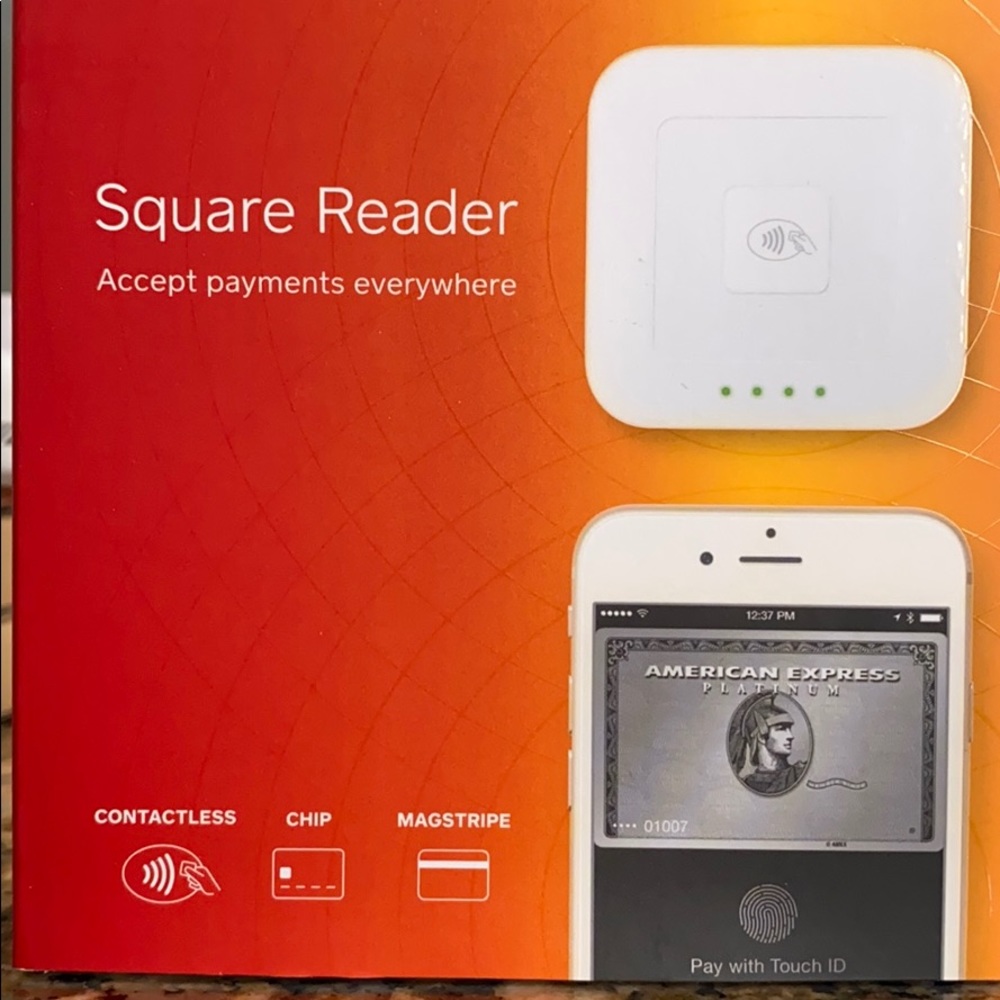 Square Contact Less Chip Reader & Magastripe Cards